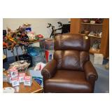 Leather Recliner, Seasonal Decor