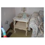 Side Table, Table Lamp