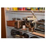Toaster, Toaster Oven, Mixer & Bowls, Pots and Pans, Bakeware