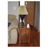 Side Table & Lamp