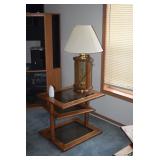 Side Table & Lamp