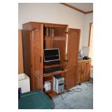 Computer Cabinet, Computer, & Accessories