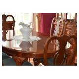 Lexington Dining Room Table, Chairs, Home Decor