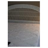 Bed, Wicker Headboard