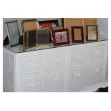Wicker Dresser, Photo Frames