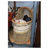 Wicker Crib & Dolls