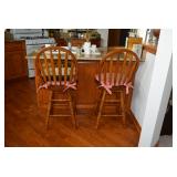 Bar Stools with Pillows