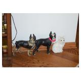 Dog, Cat Ceramic Statues