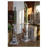 Candle Holders, Candles, Vintage Books, Home Decor