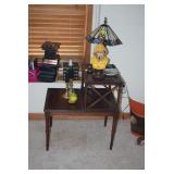 Side Table, Home Decor, Lamp