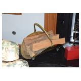 Brass Firewood Container