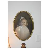 Vintage Picture in Oval Frame
