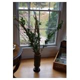 Vase & Artificial Greenery