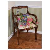 Chair and Flower Décor