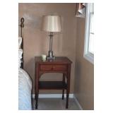 Nightstand and Lamp