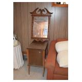 Vintage Mirror, Side Table