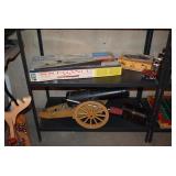 Model Ship and Cannon