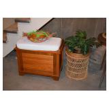 Bench and Plant Stand