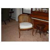 Cane Back Armchair