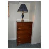 Chest Dresser, Lamp