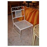 Metal White Chair