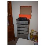 Plastic 5 Drawer Cabinet