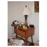 Side Table , Lamp, & Misc Items