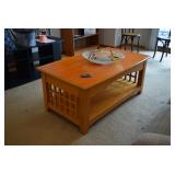 Wooden "Craftsman Style" Coffee Table