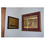 New World Themed Framed Art