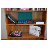 Poker Chips and Books