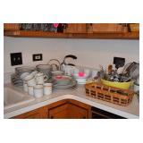 Utensils, Dish Set, Teapot