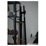 Metal Shelf, Crutches