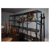 Shelving Unit, Lawn Tools
