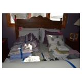 Bed, Linens, Decorative Pillows