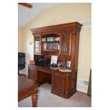 Desk, Hutch, Books, Electronics, & Supplies