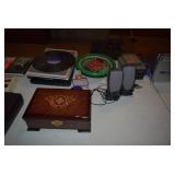 Speakers & Wooden Box