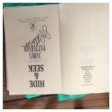 Hide & Seek James Patterson Autographed Book