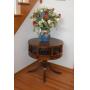 Side Table W/Floral Arrangement