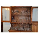 Curio Cabinet & Stemware