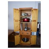 Storage Cabinet & Small Appliances