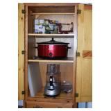 Storage Cabinet & Small Appliances