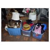 Assorted Hats & Lamps
