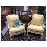 2 Accent Arm Chairs & Art