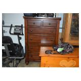 Chest of Drawers & Exercise Equipment
