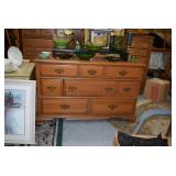 Long Dresser with Decor