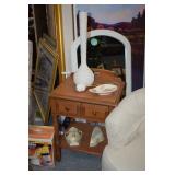 End Table and Tall Vase