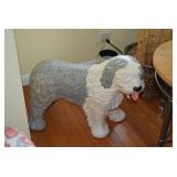 Ceramic Sheep Dog Decor