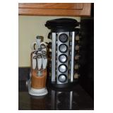 Knife Set & Spice Rack