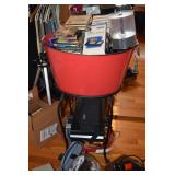 Metal Bucket Stand & Misc Items