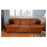 Henredon Leather Sofa